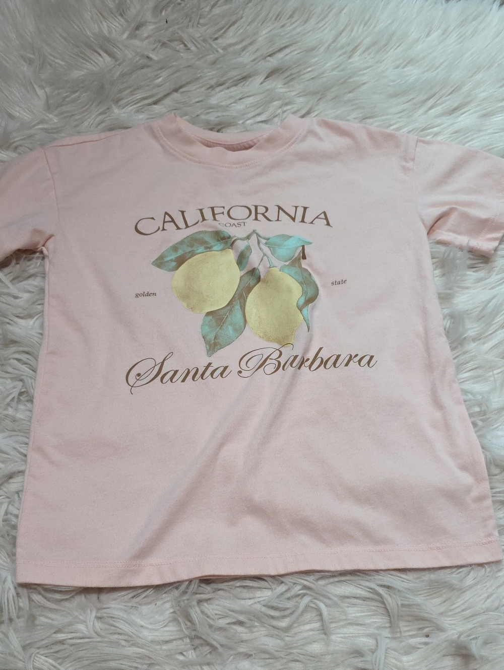 Cat & Jack California/lemon T Shirt-small Ot 6/7